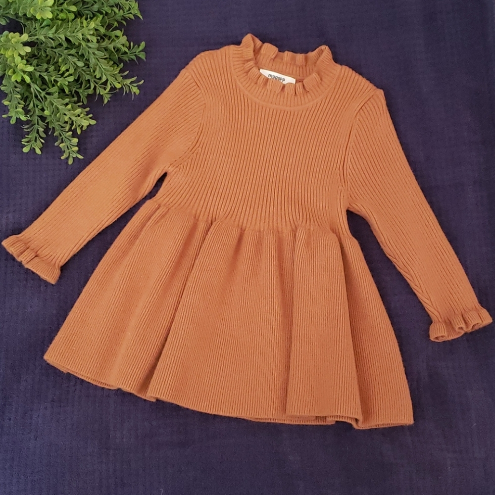Cute Little Girls Sweater Dress
